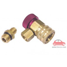Đầu khớp nối nhanh áp suất cao cho ga lạnh điều hòa R134A P&M Đài Loan QC-H