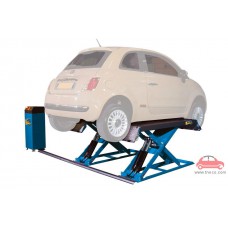 Cầu nâng cắt kéo chữ X nâng bụng ô tô lắp nổi nền HPA Italy Superlift 35-1X
