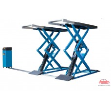 Cầu nâng cắt kéo chữ X lắp nổi nền nâng bụng xe ô tô HPA Italy Ý Superlift 40-2X-S