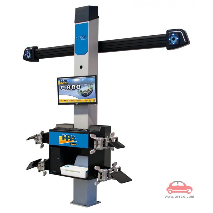 Máy cân chỉnh góc đặt bánh xe ô tô công nghệ camera 3D HPA Italy C880-iNext