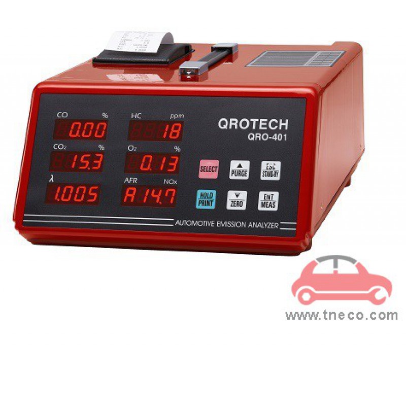 Thiết bị kiểm tra phân tích khí xả động cơ xăng Qrotech Hàn Quốc QRO-401