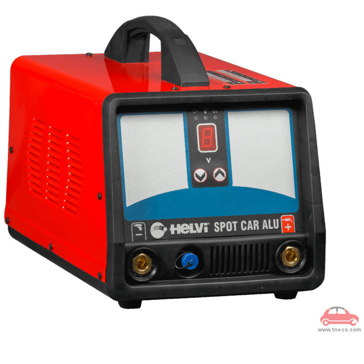 Máy hàn điểm máy hàn giựt tôn xách tay làm đồng xe ô tô vỏ nhôm Italy Ý Helvi Spot Car Alu 33