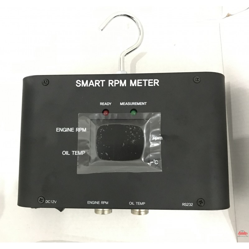 Bộ đầu đo tốc độ vòng quay RPM và nhiệt độ dầu động cơ xăng và dầu diesel ô tô Qrotech Hàn Quốc SMART RPM METER
