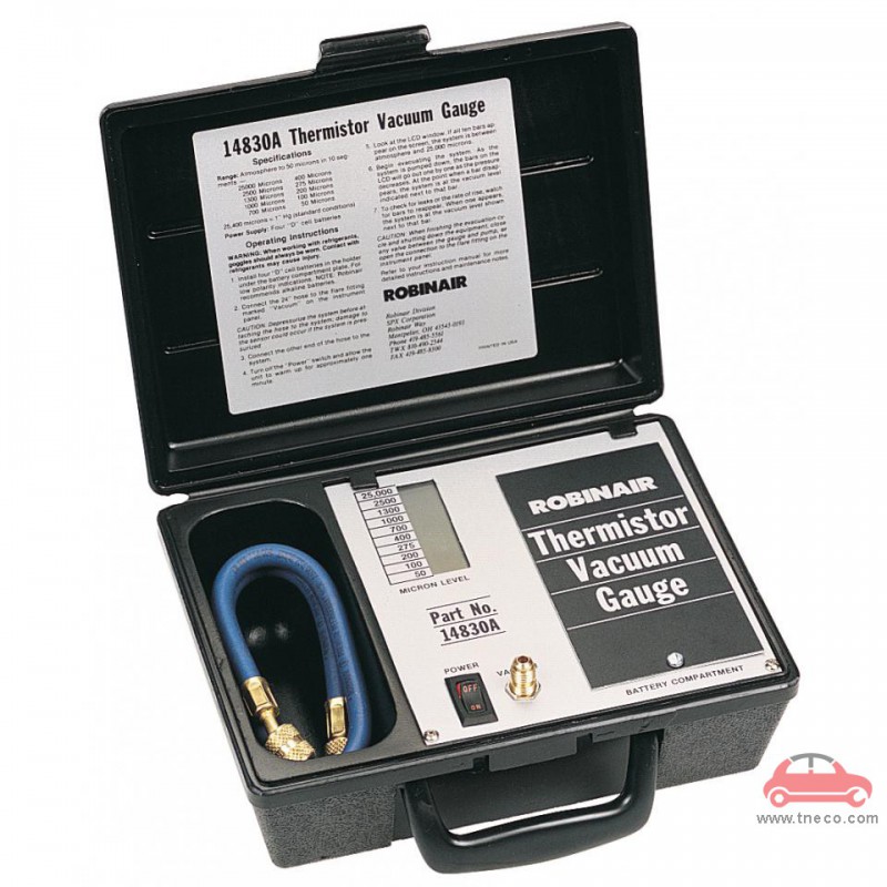 Đồng hồ đo và kiểm tra rò rỉ chân không trong hệ thống lạnh Robinair 14830A