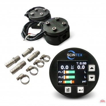 Đồng hồ kiểm tra đo mức tiêu hao nhiên liệu động cơ hiển thị điện tử Scintex Úc STF-889FC