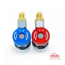 Bộ van khớp nối nhanh đường áp suất thấp áp suất cao cho ga lạnh R134a
